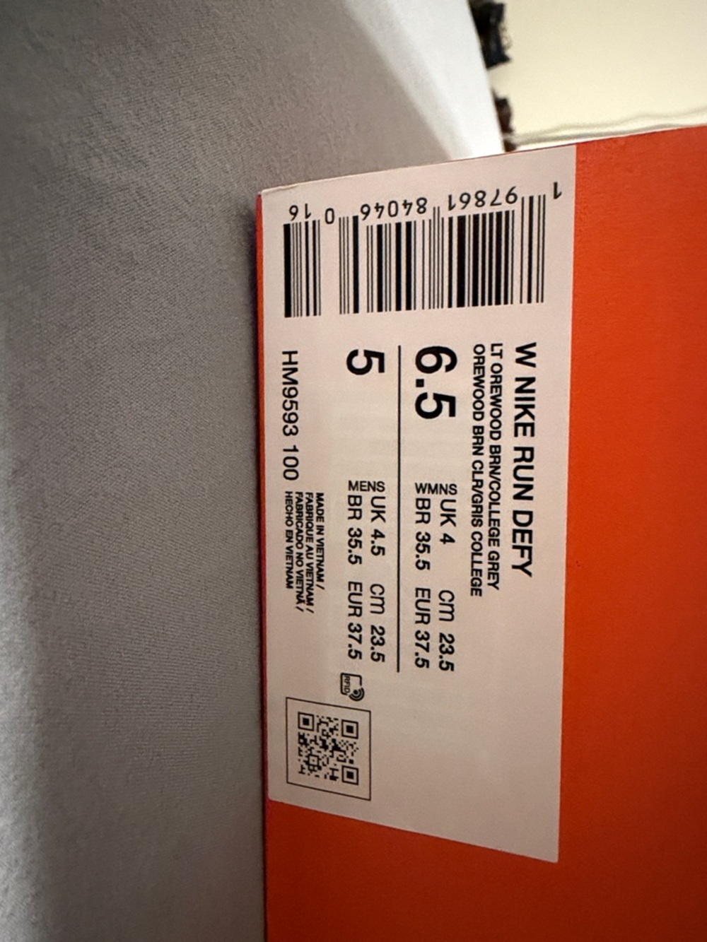 Nike Orewood Brown/College Grey Running Shoes - 6.5W - Picture 8 of 8